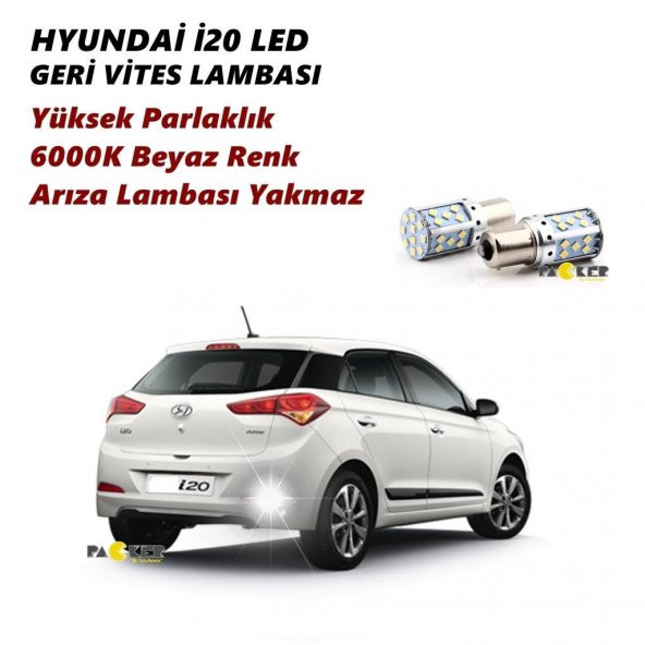 HYUNDAİ İ20 Geri Vites Lambası Beyaz Led Ampul 1 ADET