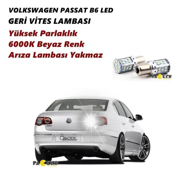 VW PASSAT B6 Geri Vites Lambası Beyaz Led Ampul 1 ADET