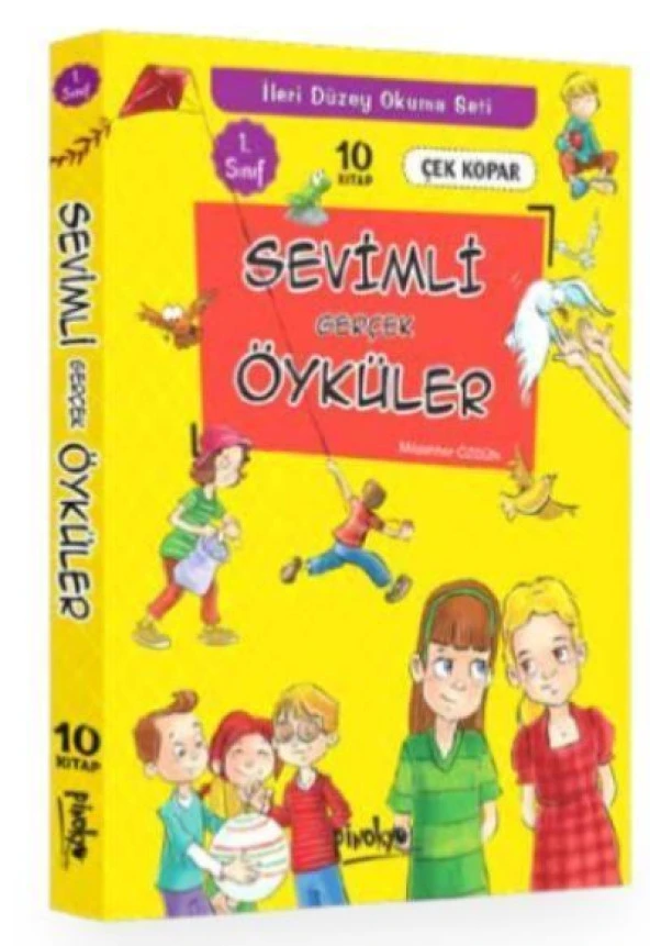 Pinokyo 1. Sınıf Sevimli Gerçek Öyküler 10 Kitap Set