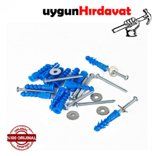 Korniş DÜBELi TAKIM şeklindedir. Dübel,vida,somon şeklinde. - 2