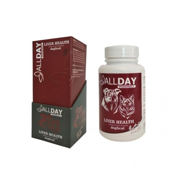 AllDay 9 Liver Health Kedi Ve Köpek Ciğer Koruyucu Tablet 30 gr
