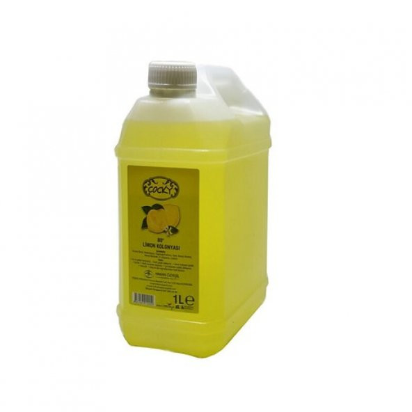 COCKY Limon Kolonyası 80 Derece 1 L (1000 ml)