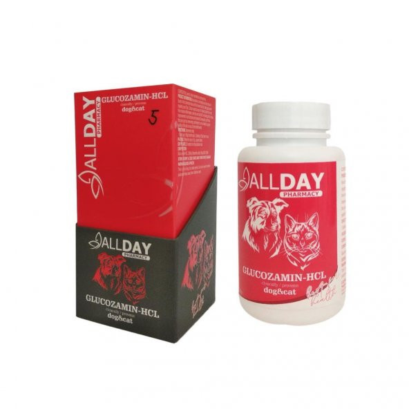 AllDay 5 Glukozamin-HCL Kedi Ve köpekler İçin Tablet 75 gr