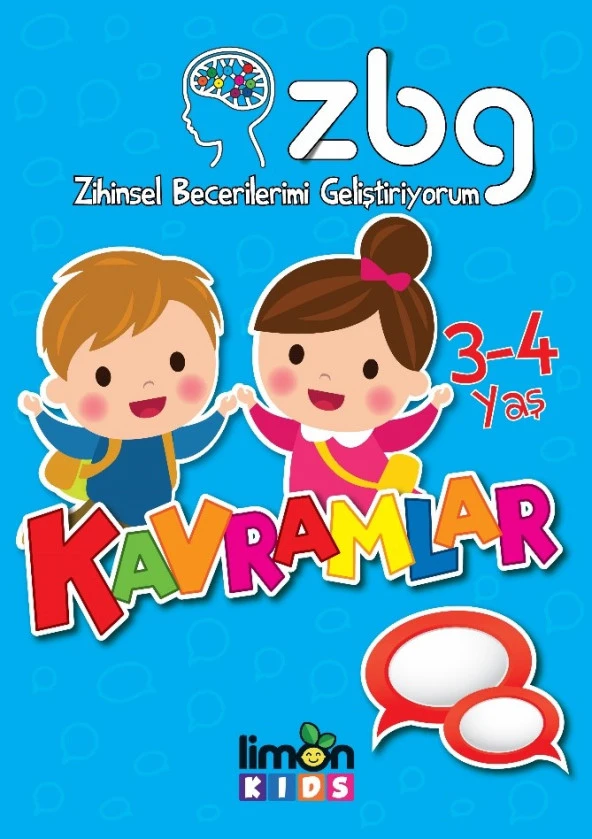 ZBG Zihinsel Becerilerimi Geliştiriyorum 3 - 4 Yaş Kavramlar ürün görseli 1