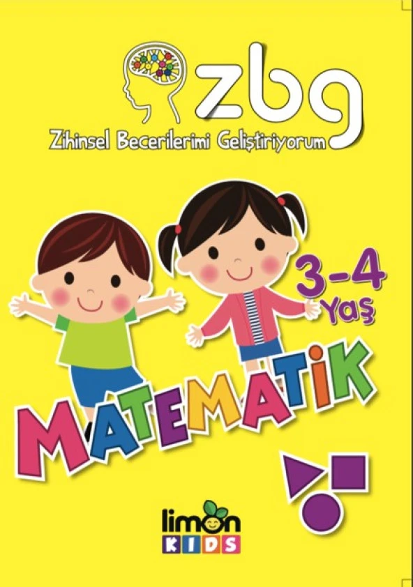 ZBG (Zihinsel Becerilerimi Geliştiriyorum) 3 - 4 Yaş Matematik
