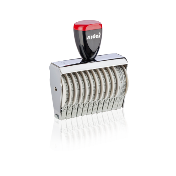 Sırdaş Numaratör Elle Çevirmeli 12 Hane 9 MM 15912