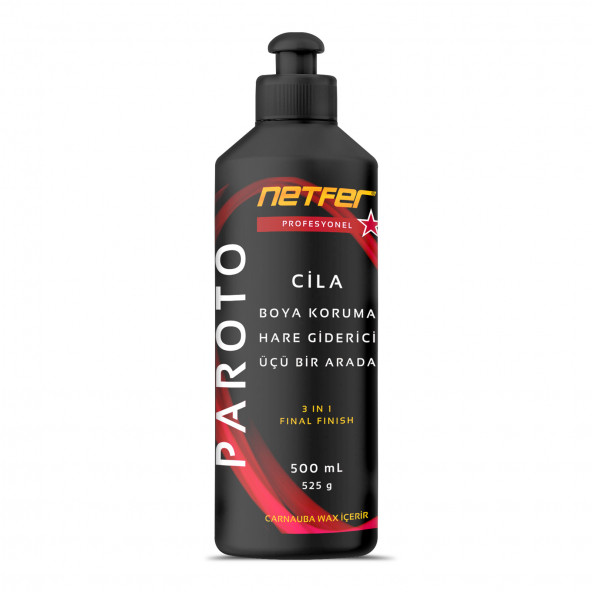 Netfer 2'li İnce Pasta Cila Set - 2x500 mL - 2