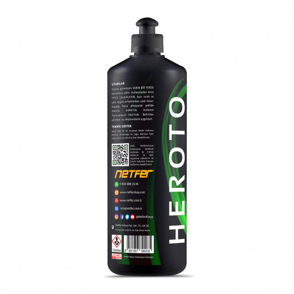 Netfer Heroto Orta Çizik Giderici Pasta - 1 L - 2