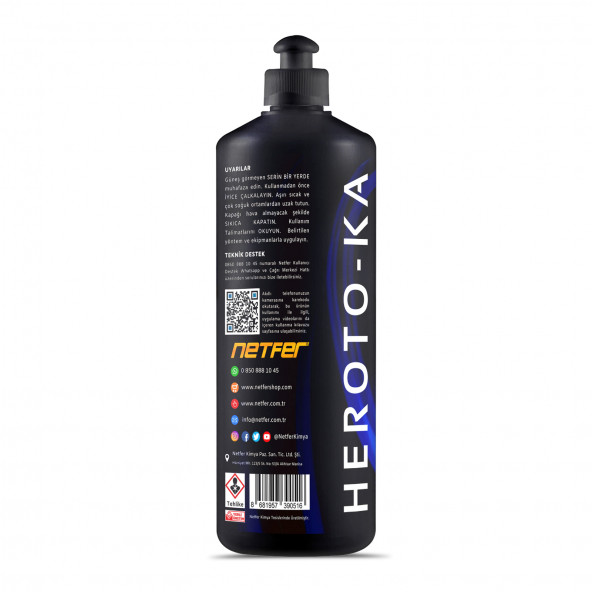 Netfer Heroto-KA Kalın Çizik Giderici Pasta - 1 L - 2