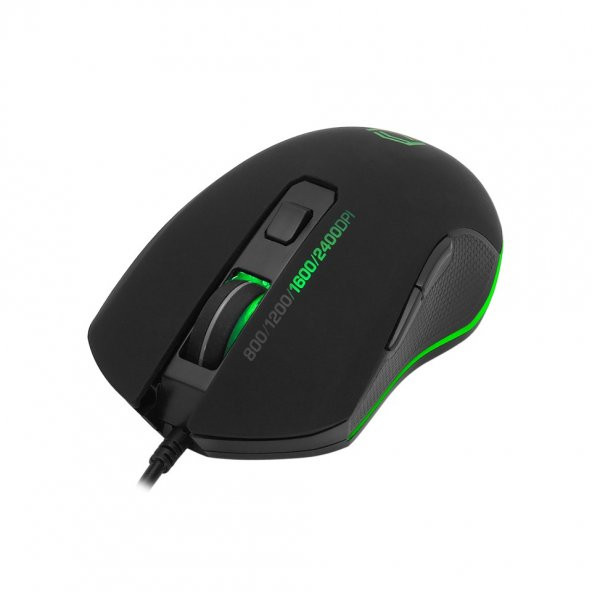 FRISBY FM-G3315K USB Led Aydınlatmalı 2400dpi Gaming Optic Siyah Mouse
