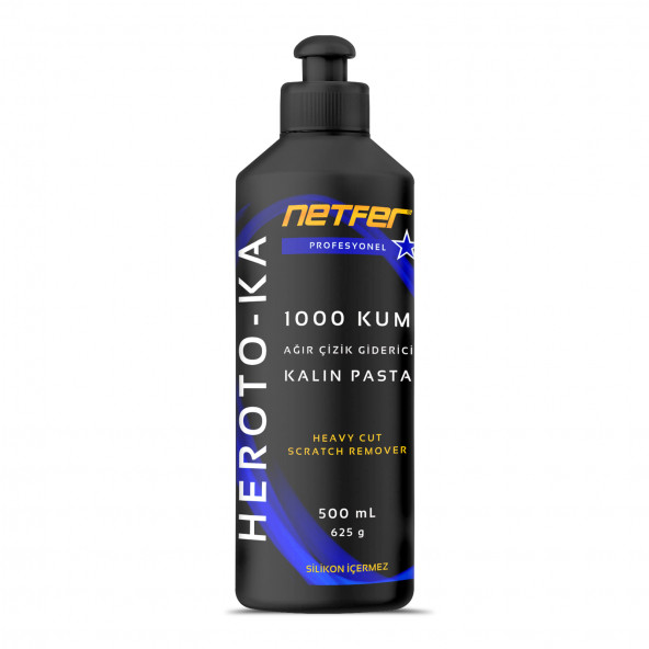 Netfer Heroto-KA Kalın Çizik Giderici Pasta - 500 mL