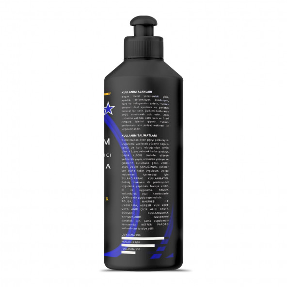 Netfer Heroto-KA Kalın Çizik Giderici Pasta - 500 mL - 3