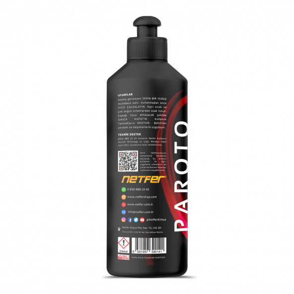 Netfer Paroto Cila Boya Koruma - 500 mL - 2
