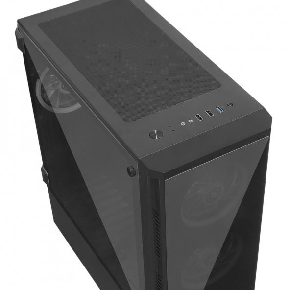 Frisby FC-9270G VENOM Gaming Kasa (Dual-Ring RGB Fan) 650W 80+ PSU - 8