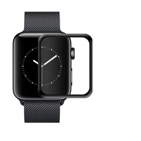Apple Watch 4 5 44 mm 3D Tam Kaplayan Nano Ekran Koruyucu Filmi