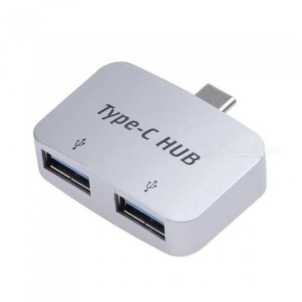 Type-C Usb 3.1 Çoklayıcı Hub 2 USB 3.0 2 Port Usb Hub