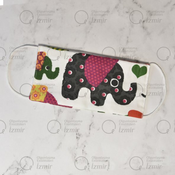 YENİ* 3'LÜ YIKANABİLİR FİLLİ ÇOCUK MASKESİ (BİR PAKET İÇERİSİNDE 3 FARKLI DESEN FİLLİ MASKE BULUNMAKTADIR.) - 4
