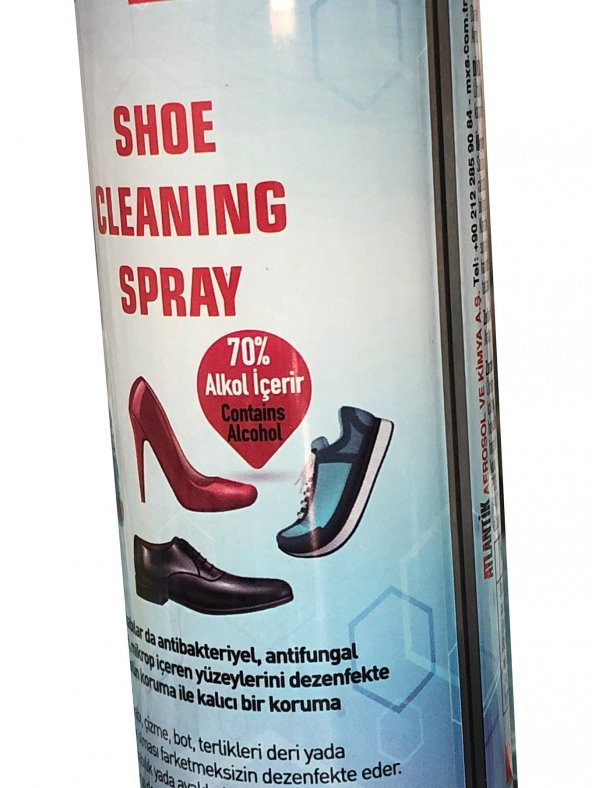 Helper Antibakteriyel Alkol Bazlı Ayakkabı Terlik Bot Temizleme Spreyi 300 ml - 4