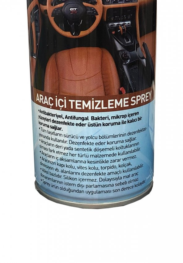 Helper Antibakteriyel  Araç İçi Döşeme Koltuk Temizleme Spreyi 500 ml - 3
