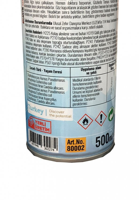 Helper Antibakteriyel  Araç İçi Döşeme Koltuk Temizleme Spreyi 500 ml - 4