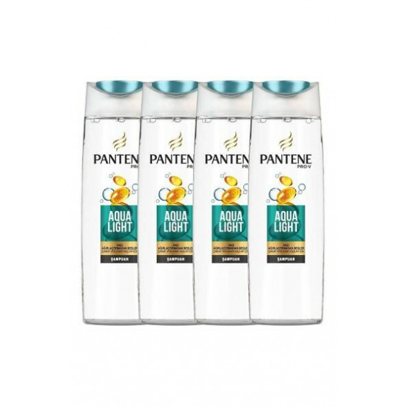 Pantene Pro-v Aqualight Şampuan Yağlı Saçlar Için 400 ml X 4 Adet