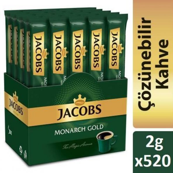 Jacobs Monarch Gold Stick Hazır Kahve 2g x 520 Adet (Koli)
