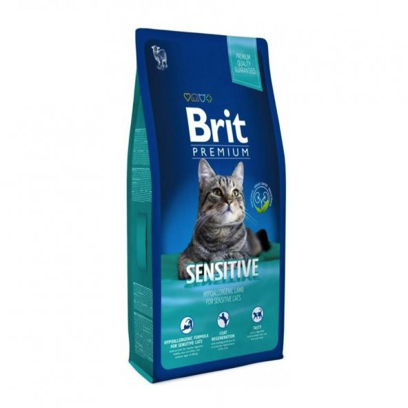Brit Premium Cat Sensitive Kuzulu Yetişkin Kedi Maması 8 Kg