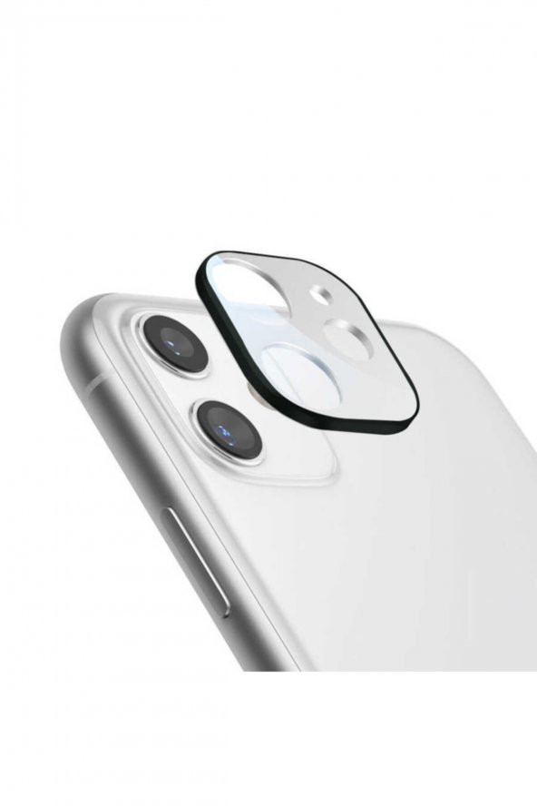 Benks Apple Iphone 11 Kamera Lens Koruyucu Beyaz - 4