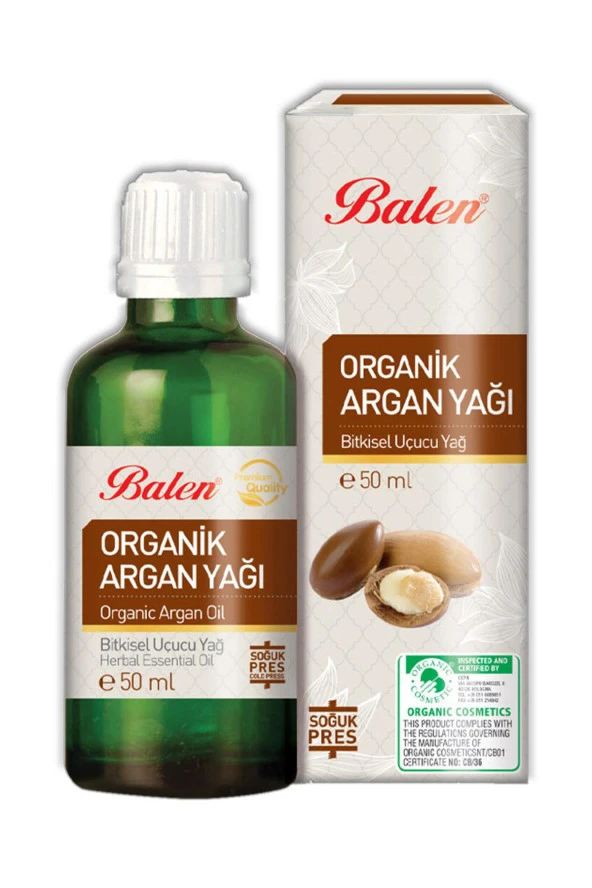 Balen Organik Argan Yağı Soğuk Pres 3 x 50 ml - Resim 2