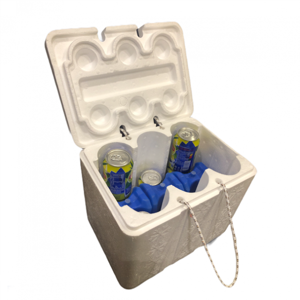 Soğutucu Kamp Piknik Çantası Termos Soğuk Tutucu Çanta Termos - Resim 3