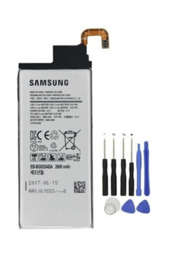 Samsung S6 Edge G925 EB-BG925ABE Batarya Pil Tamir Seti Hediyeli
