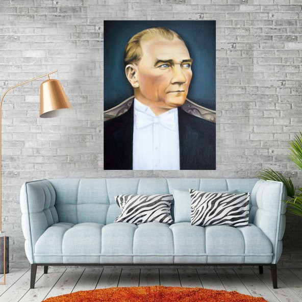 Mustafa Kemal Atatürk Kanvas Tablo