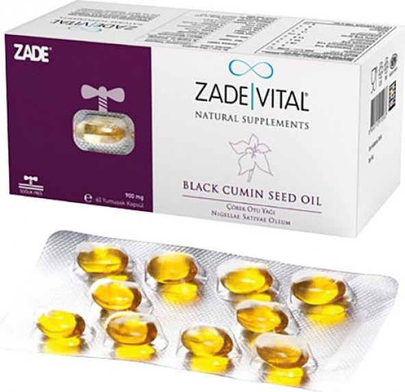 Zade Vital Çörek Otu Yağı 60 Kapsül
