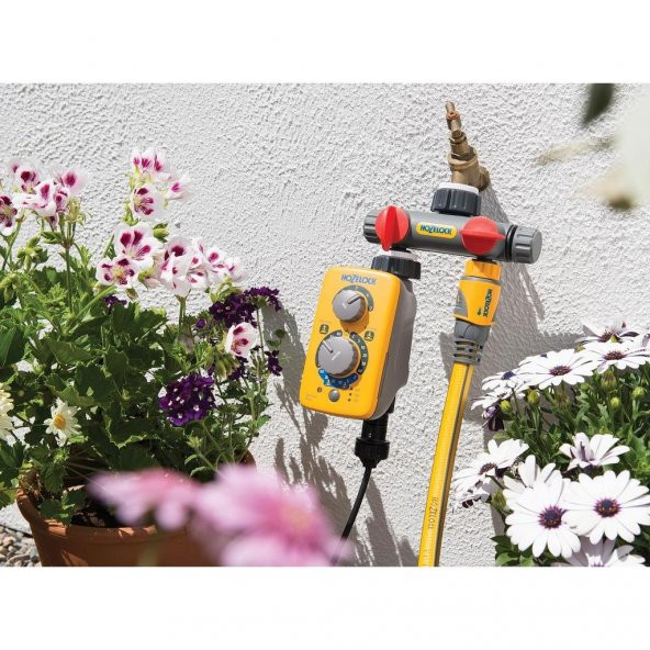 Hozelock 2252H Çift Yönlü Yönlü Vanalı Musluk Bağlantısı - 2