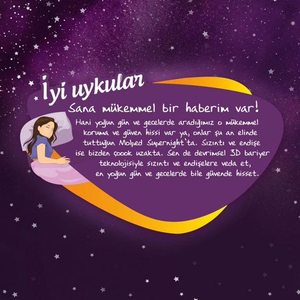 Molped Supernight Hijyenik Ped Uzun 7 Adet - 4