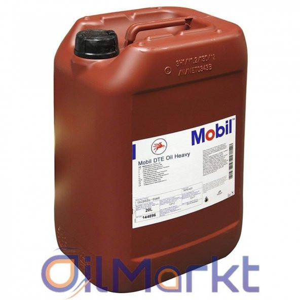 Mobil DTE Oil Heavy 20 Lt Üstün Performanslı Sirkülasyon Yağı