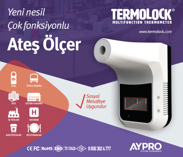 Termolock Temassız Ateş Ölçer - Kablolu Kilit Açma Modüllü