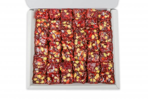 Haluk Aydın Kuruyemiş Nar Aromalı Antep Fıstıklı Zereşkli Lokum 930 G - 3