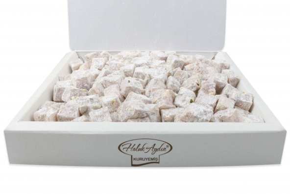 Haluk Aydın Kuruyemiş Çifte Kavrulmuş Pudra Şekerli Antep Fıstıklı Lokum 800 G - Resim 2
