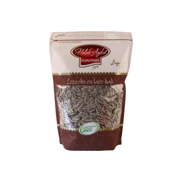 Haluk Aydın Kuruyemiş Yerli Tuzlu Siyah Ay Çekirdeği 500 G - Resim 3