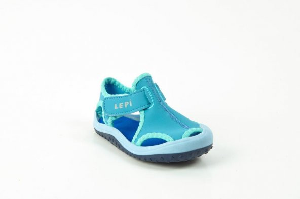 Lepi Kids Aqua Kız Erkek Çocuk Mavi  Sandalet  Ayakkabı