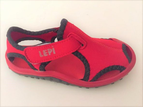 Lepi Kids Aqua Kırmızı  Kız Erkek Çocuk Sandalet Ayakkabı