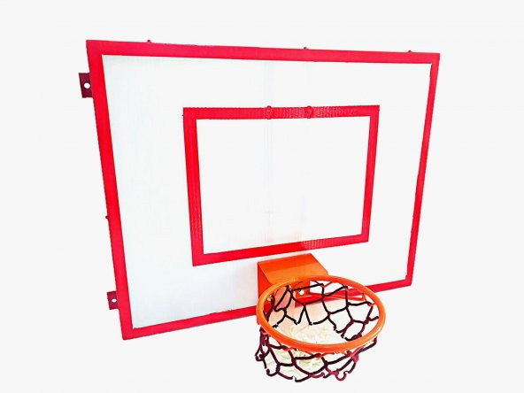 Adelinspor Mini Basketbol Potası 80*100 cm 10 mm Beyaz