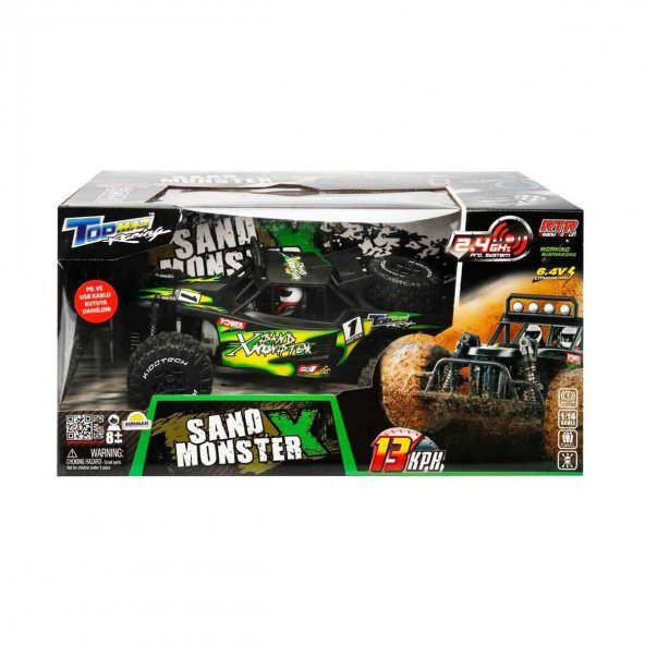 Sunman 1:14 Uzaktan Kumandalı Araba Drift Aracı Monster Sand X