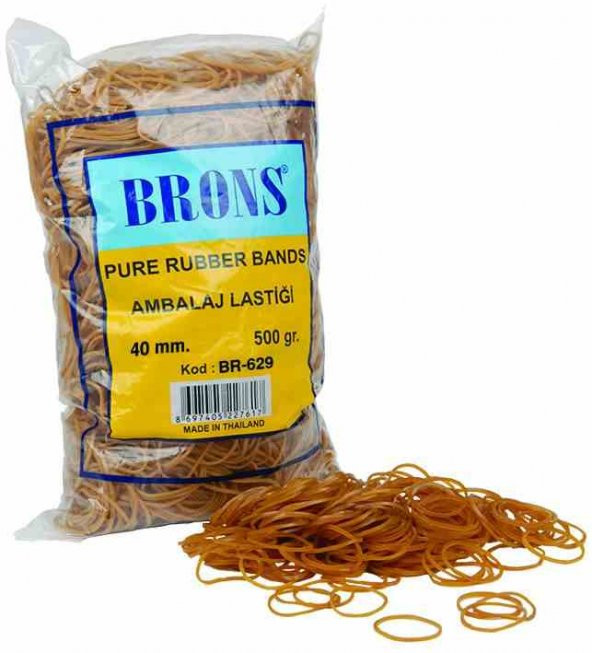 BRONS AMBALAJ LASTİĞİ MİNİ 40 MM 500 GR