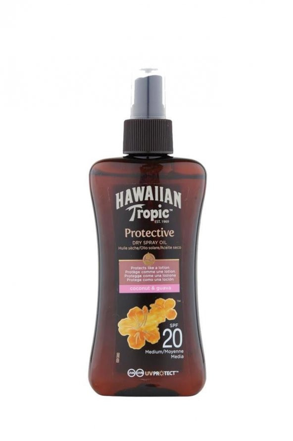 Hawaiian Tropic Spf 20 Medium Kuru Sprey Yağ 200 ml