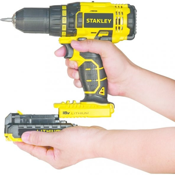 Stanley SCD201D2K 18 V Çift Akülü Vidalama Makinesi - 2