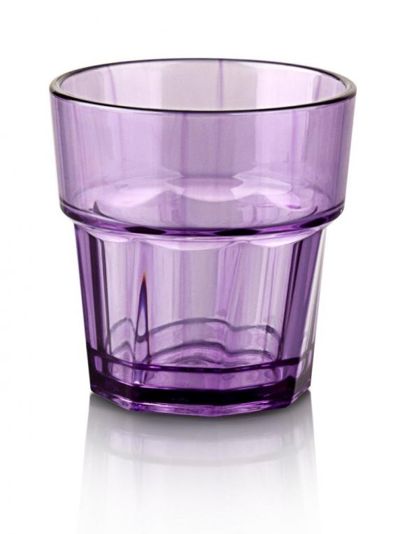 Plastport Kırılmaz Bardak - Mor 250 ml - 6 Adet