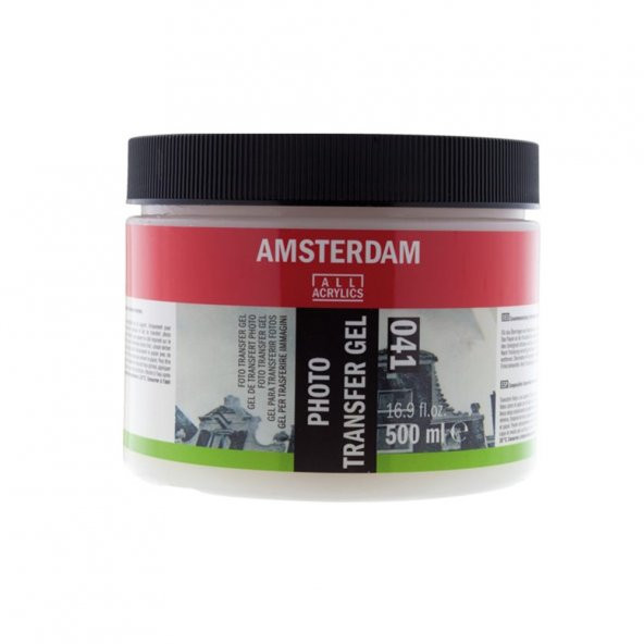 Amsterdam : Resim Transfer Jeli : 041 : 500 ml