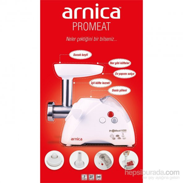 Arnica Promeat Grande Et Kıyma Makinesi - 5
